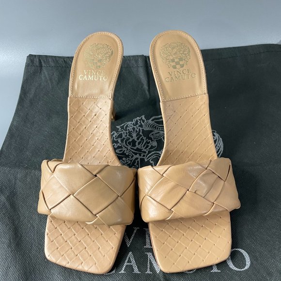 New Vince Camuto Semtera Block Heel Slide Sandal, Size 10 M - Picture 5 of 14